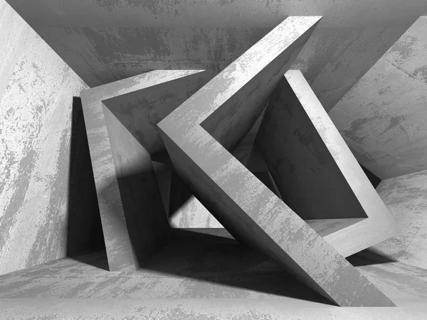 Soyut geometrik beton mimari arka plan — Stok fotoğraf