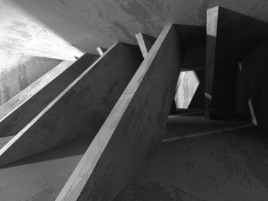 Beton mimari arka plan. 