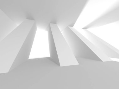 Beyaz mimari tasarım arka plan