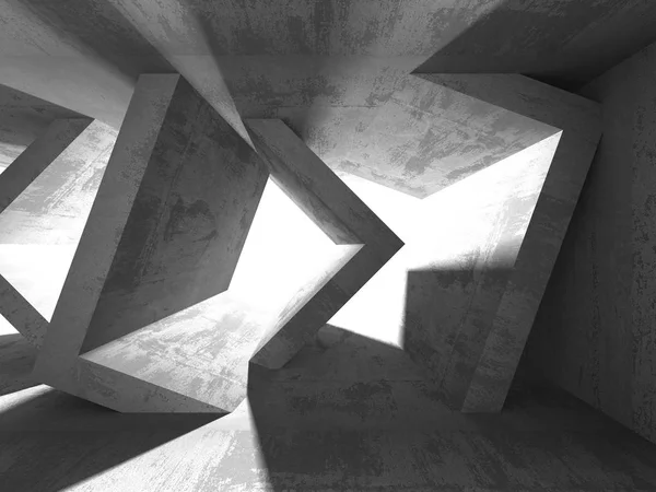 Architektura wnętrz Pokój betonu — Zdjęcie stockowe