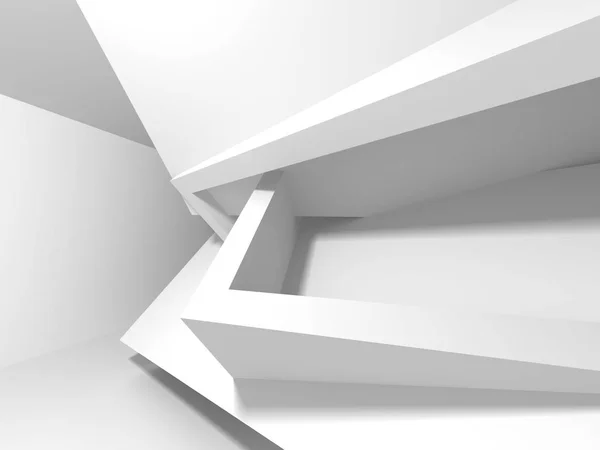 Геометрический фон белой архитектуры — стоковое фото
