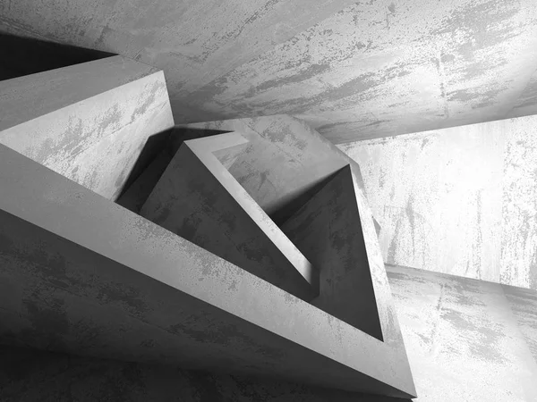 Sala de concreto arquitetura interior — Fotografia de Stock