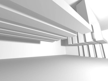 Beyaz mimari tasarım arka plan