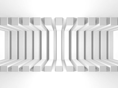 Beyaz mimari tasarım arka plan