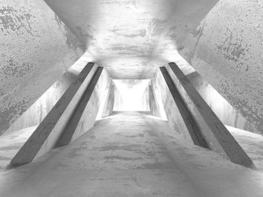 Karanlık Bodrum boş odası iç. 