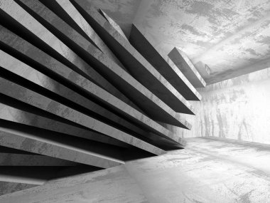 Karanlık Bodrum boş odası iç. 