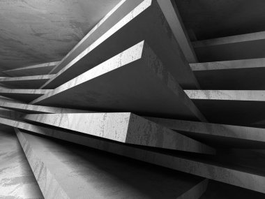 Beton mimari arka plan. 