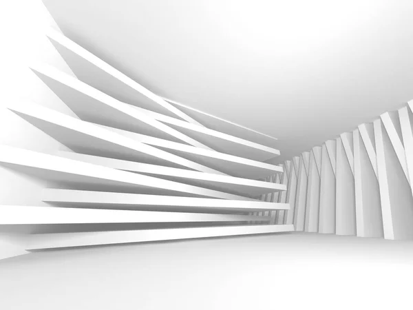 Анотація Сучасна біла архітектура Фон — стокове фото