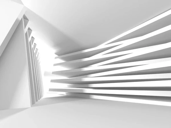 Futuristic White Architecture Design Background — Stock Photo, Image