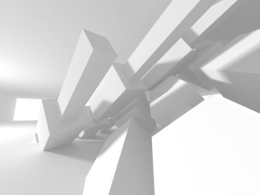 Sütun ile modern Salonu