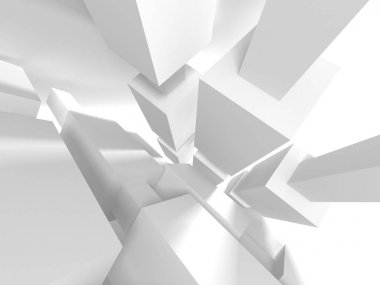 Sütun ile modern Salonu