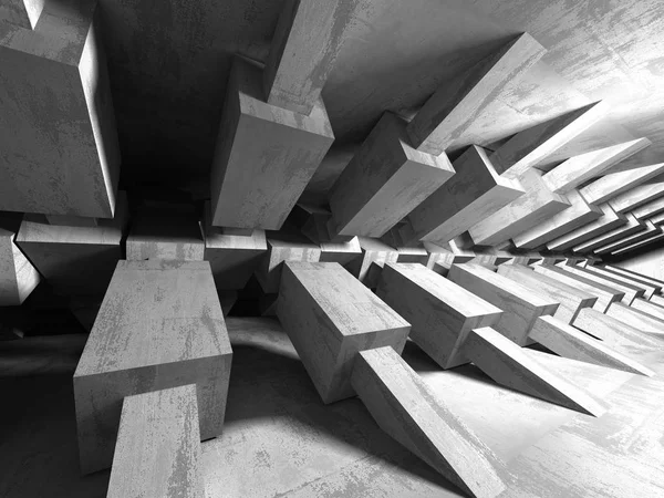 Szürke beton szoba — Stock Fotó