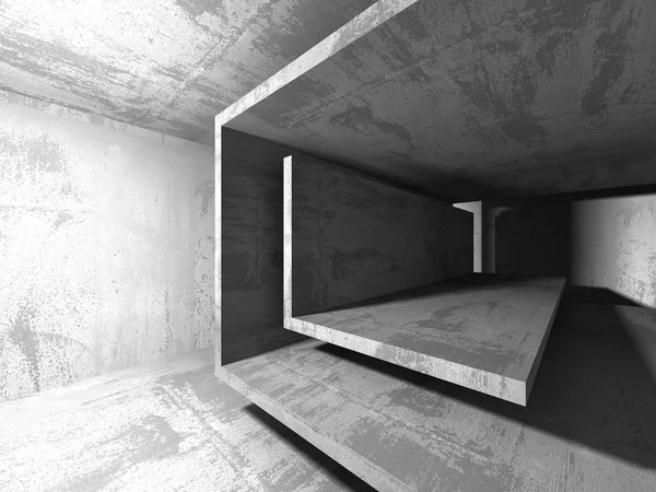 어두운 지하실 빈 객실 내부. — 스톡 사진