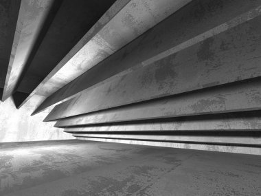 Karanlık Bodrum boş odası iç. 