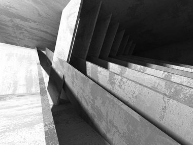 Karanlık Bodrum boş odası iç. 