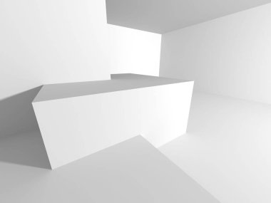 Modern beyaz mimari arka plan