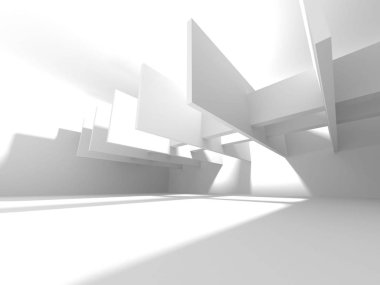 Beyaz mimari tasarım arka plan