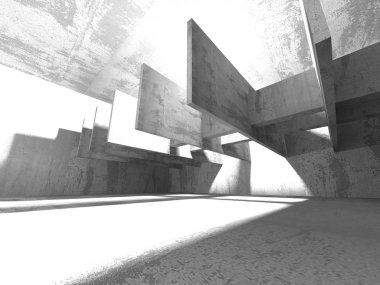 Karanlık Bodrum boş odası iç. 