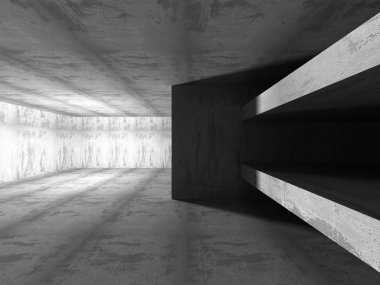 Beton mimari arka plan. 