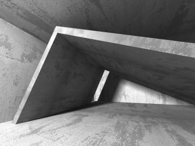 Karanlık Bodrum boş odası iç