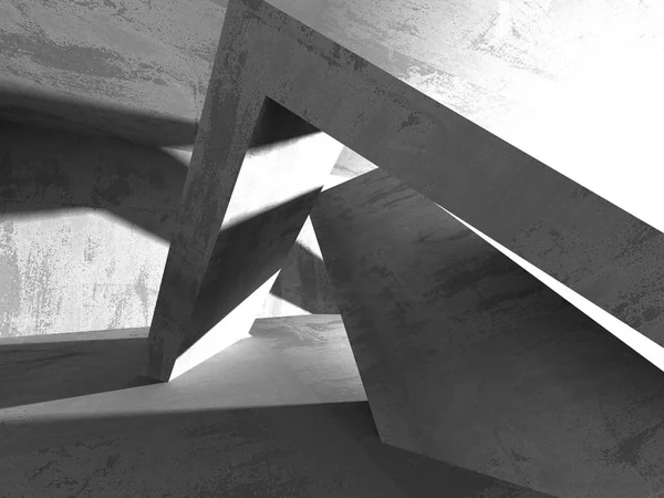 Geometrische concrete architectuurontwerp — Stockfoto