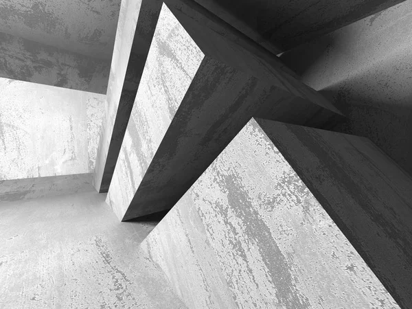 Geometrische concrete architectuurontwerp — Stockfoto