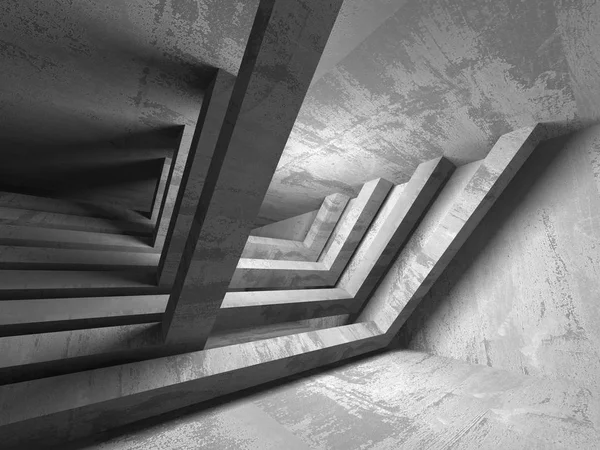 Дизайн геометричної бетонної архітектури — стокове фото