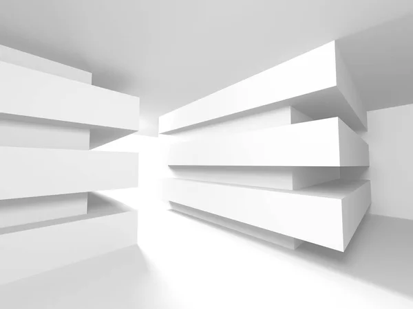 Moderne weiße Architektur — Stockfoto