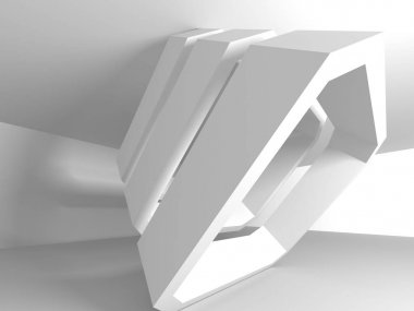 Beyaz Mimarlık inşaat Modern iç 