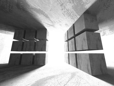 soyut geometrik beton mimari arka plan