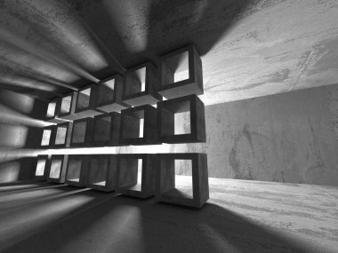 geometrik beton mimari arka plan