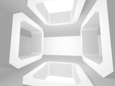 soyut modern beyaz mimari arka plan