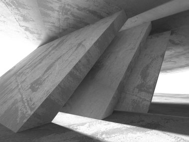 Karanlık Bodrum boş odası iç