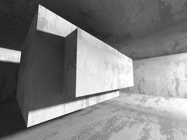 Elvont geometrikus beton architektúra háttér — Stock Fotó