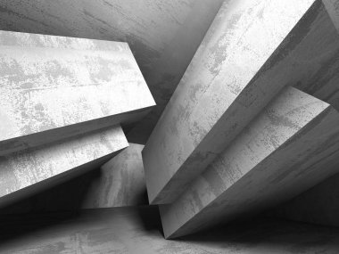 Karanlık Bodrum boş odası iç