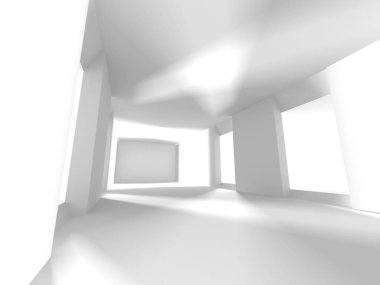 soyut modern beyaz mimari arka plan