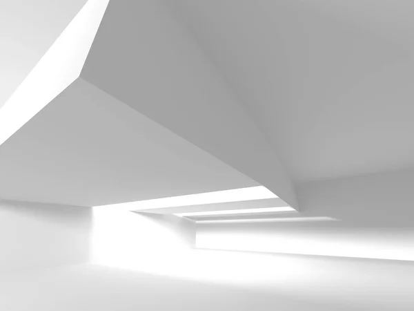 Abstrakti moderni valkoinen arkkitehtuuri tausta — kuvapankkivalokuva