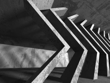 Soyut Modern mimari kompozisyon