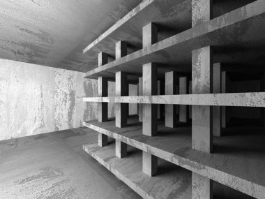 Soyut Modern mimari kompozisyon