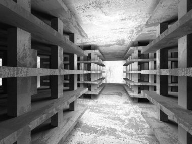 Soyut Modern mimari kompozisyon