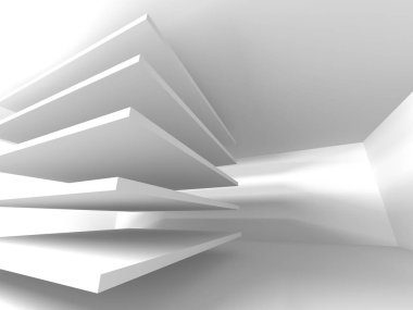 Soyut Modern mimari kompozisyon