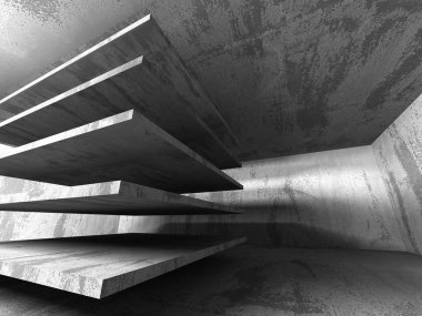 Soyut Modern mimari kompozisyon