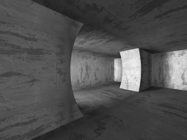 Soyut Modern mimari kompozisyon