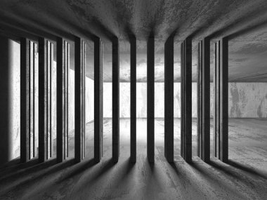 Soyut Modern mimari kompozisyon