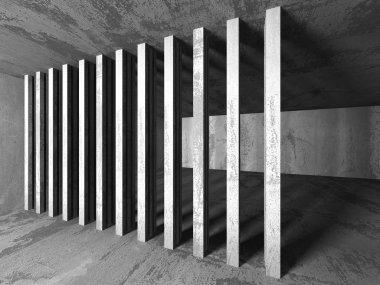 Soyut Modern mimari kompozisyon