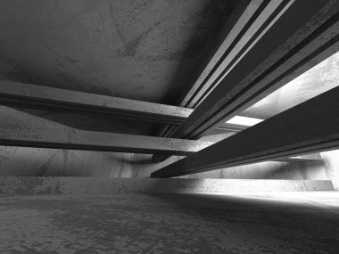 Soyut Modern mimari kompozisyon