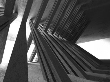 Soyut Modern mimari kompozisyon