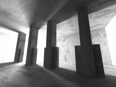 Soyut Modern mimari kompozisyon