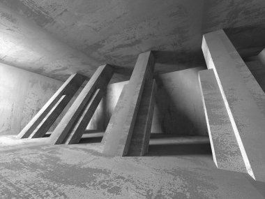 Soyut Modern mimari kompozisyon