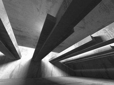 Soyut Modern mimari kompozisyon